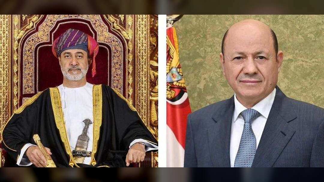 الرئيس العليمي يعزي سلطان عمان بضحايا منخفض المسرات