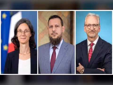 محافظ العاصمة عدن يبحث مع السفيرين الفرنسي والألماني تعزيز التعاون ودعم قطاعات التعليم والتنمية