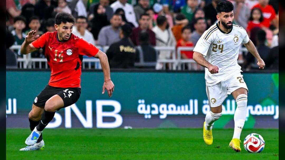 المنتخب المصري يتغلب على نظيره المنتخب السعودي وديا