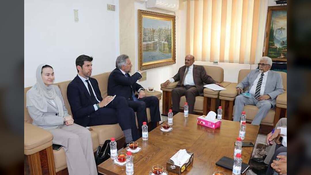 حافظ البنك يبحث مع سفير الاتحاد الأوروبي التطورات الاقتصادية والمالية