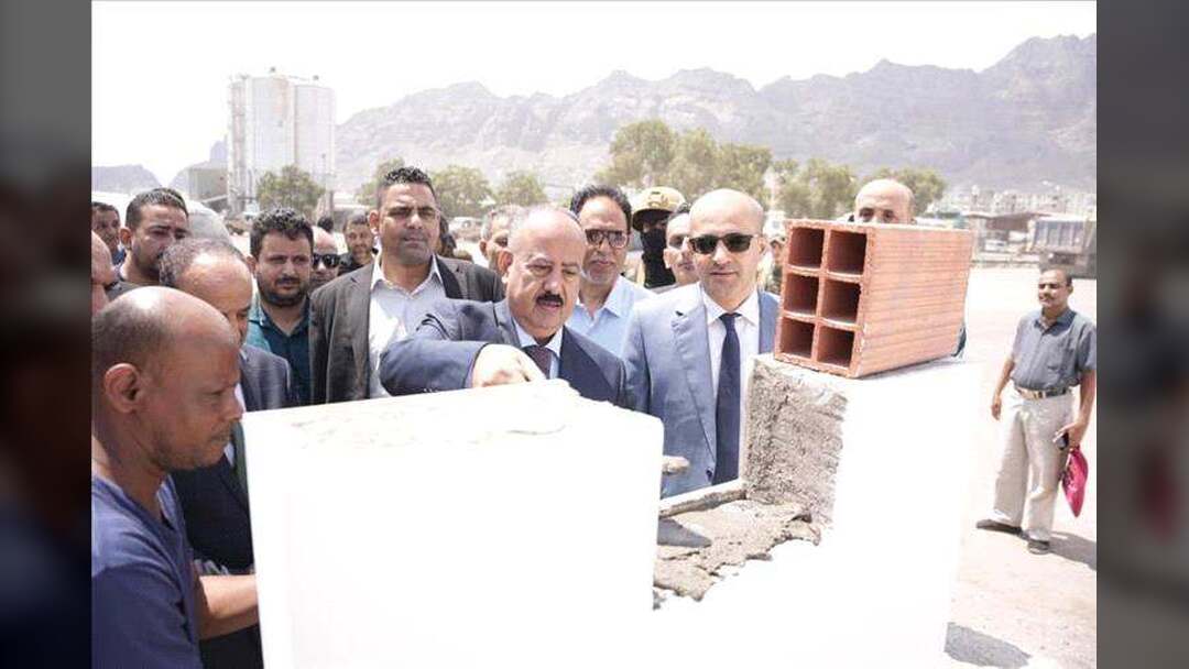 وضع حجر الأساس للمرحلة الثانية من مشروع تطوير مداخل ميناء عدن