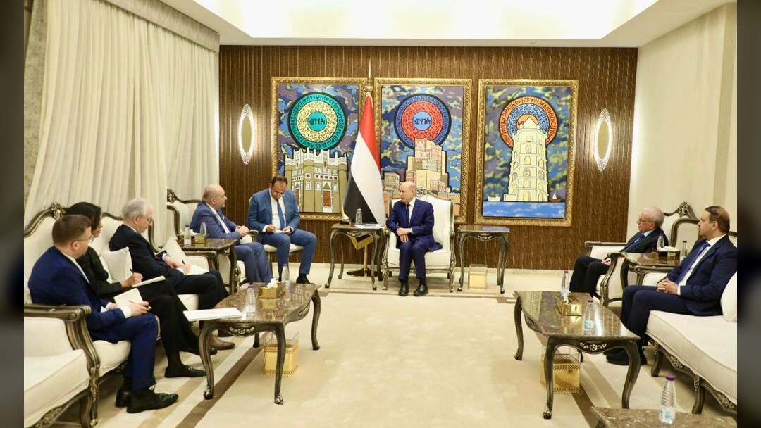 الرئيس العليمي يستقبل نائب رئيس البرلمان الألماني