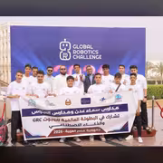 كاك بنك يهنئ أبطال اليمن بعد التتويج العالمي في بطولة الروبوت والذكاء الاصطناعي بمصر