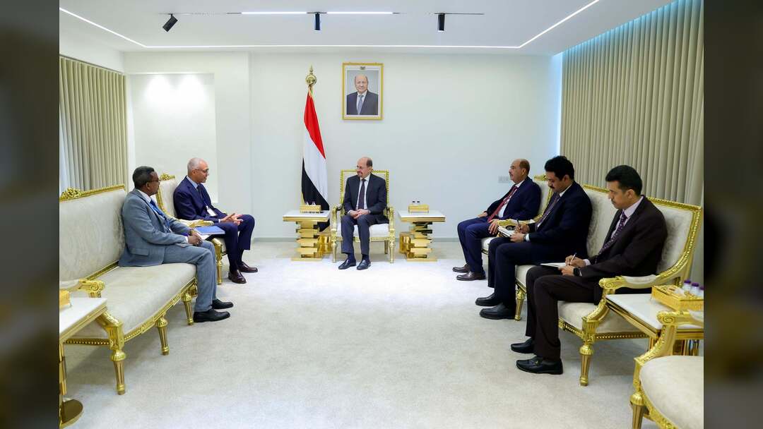 رئيس الوزراء وزير الخارجية يستقبل في عدن المنسق المقيم للأمم المتحدة