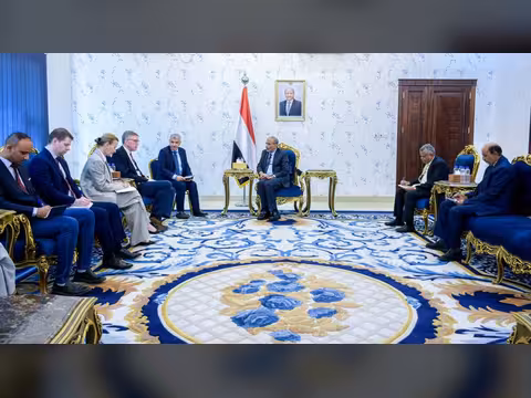 عضو مجلس القيادة محمود الصبيحي يستقبل وفداً أممياً في عدن