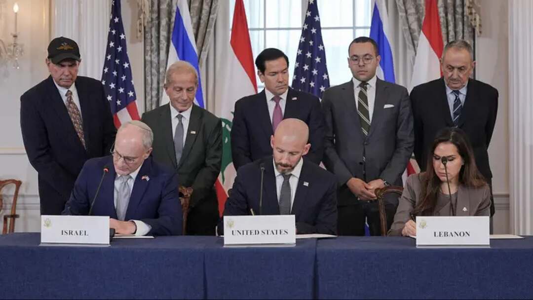 لبنان وإسرائيل يوقعان على اتفاق إطاري برعاية أمريكية