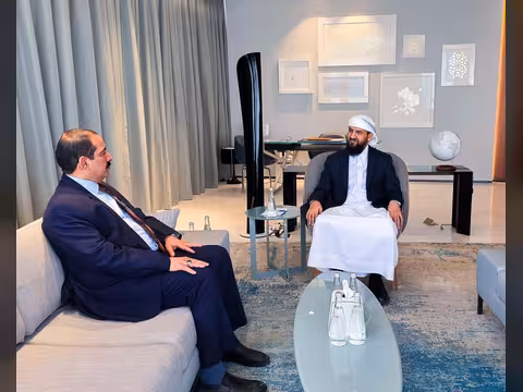 المحرّمي يستقبل وزير الداخلية ويطّلع على مستجدات الأوضاع الأمنية