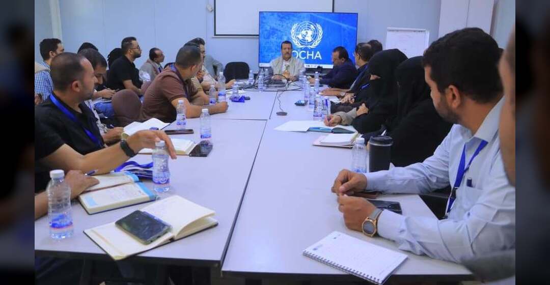 السلطة المحلية بمأرب وشركاء العمل الانساني تناقش الوضع الانساني وتعبئة الموارد للاستجابة السريعة للنزوح