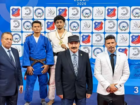 منتخبنا لناشئي للجودو يحصد ذهبية وفضية والمركز الثالث في البطولة العربية بالكويت