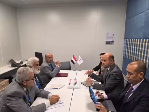 وزير التخطيط ومحافظ البنك المركزي يبحثان مع صندوق أوبك والبنك الدولي والبرنامج الإنمائي معالجة المديونية وتوجيه الدعم للنازحين