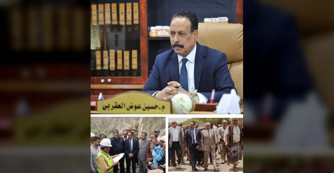 وزير الأشغال العقربي.. يقود عام التحدي لإعادة إحياء شريان الطرق في المحافظات المحررة