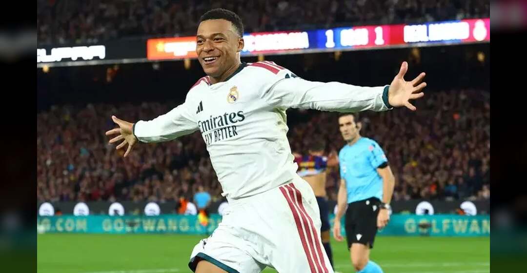 مبابي يقود ريال للفوز 2-1 على برشلونة في الدوري